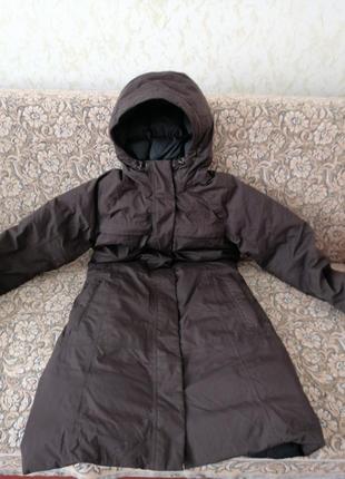 Пуховик ультралегкий длинный the north face