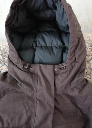 Пуховик ультралегкий длинный the north face