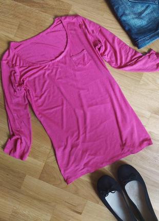Легкая женская кофточка футболка лонгслив размер 12