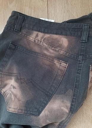Широкі джинси з розами3 фото