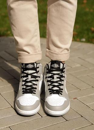 Стильные кроссовки мужские,кеды серые/белые деми,демисезонные,осенние,весенние (осень,весна 2032-2023)3 фото