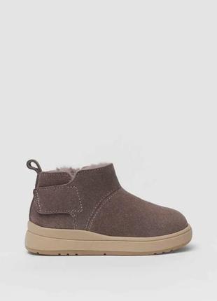 Замшеві черевики zara 24 р. 26