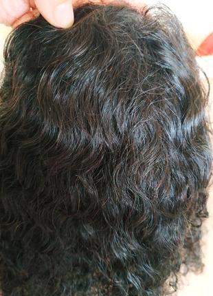 Парик накладка топпер шиньон 100%натуральный волос