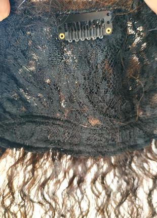 Парик накладка топпер шиньон 100%натуральный волос