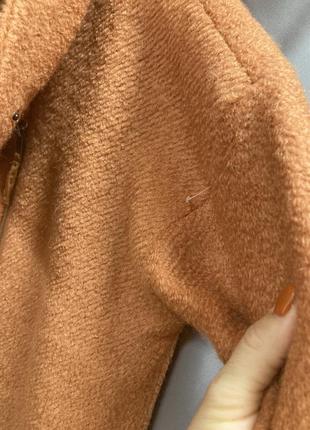 Стильное шерстяною пальто теракотового цвета от фирмы object😅7 фото