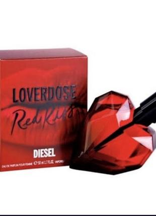 Жіночі парфуми diesel loverdose red kiss 75ml парфумована вода, східний аромат оригінал1 фото