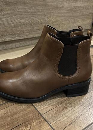 Кожаные ботинки marks & spencer