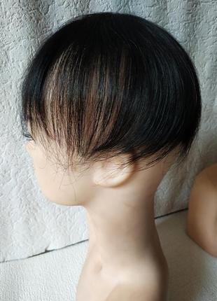 Накладка топпер шиньон 100%натуральный волос3 фото