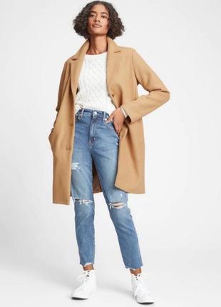 Класичне пальто жіноче gap пальто-піджак подовжений оригінал