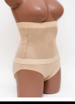 Высокие утягивающие трусики для коррекции живота и талии, трусы корсетные с плотной...