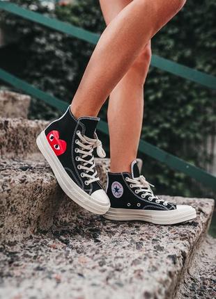 Женские высокие кроссовки, кеды converse chuck taylor all-star 70s