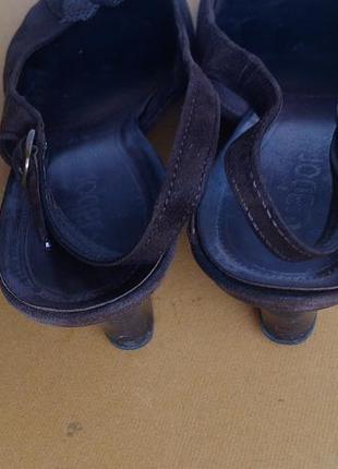Распродажа конфортные замшевые  туфли с открытой пяткой  gabor5 фото