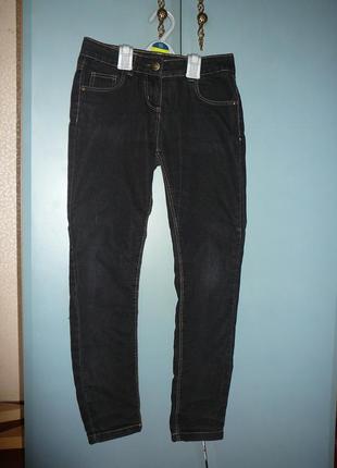 Черные джинсы denim co на подростка 12 лет (152 см.)