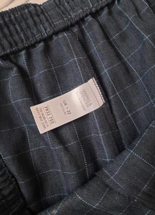 Брюки штаны клетка m&s 6