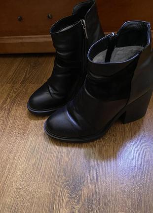 Жіночі шкіряні ботінки