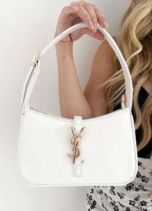 Hobo white популярна жіноча брендова біла сумочка червона всередині белая женская мини сумка красная внутри топ качество10 фото