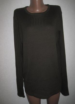 Тонкий мужской свитер boohoo р-рxl хаки