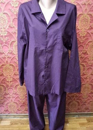 Мужской пижамный комплект пижама мужская размер l