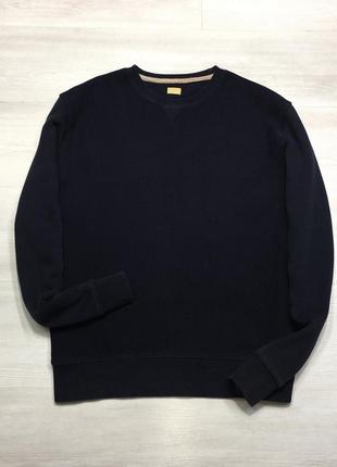 Luxury брендовий чоловічий синій світшот реглан толстовка батнік фліс common people англія як paul smith