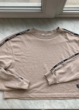 Світшот кофта рожево-бежевий pull&bear жіноча осінь весна