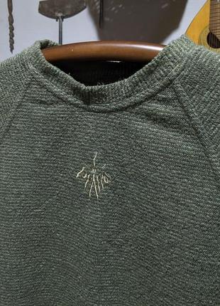 Prana винтажная кофта флисовая пуловер | ветрозашитная | милитари| трекинговая| туристическая2 фото