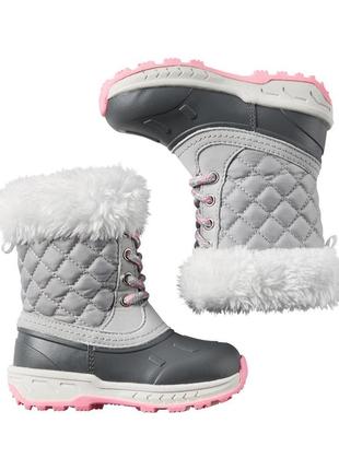 Дитячі чоботи carter’s snow boots для дівчаток1 фото