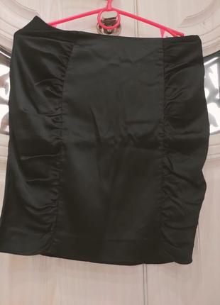 Спідниця атласна