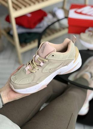 Жіночі кросівки nike m2k tekno pink - green4 фото
