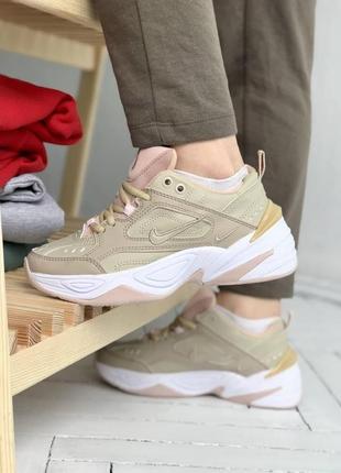 Жіночі кросівки nike m2k tekno pink - green5 фото