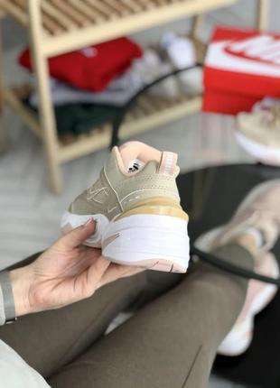 Жіночі кросівки nike m2k tekno pink - green7 фото