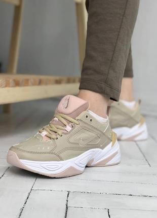 Жіночі кросівки nike m2k tekno pink - green8 фото