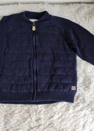 Тепла кофта, в'язаний бомбер