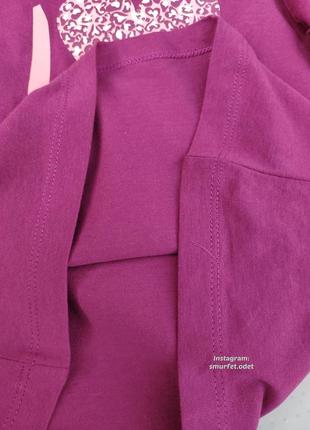 Кофта - блуза реглан на дівчинку lupilu 98-104 2-4 роки кофточка для дівчинки лупилу6 фото