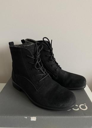 Черевики ecco, нубук 38р