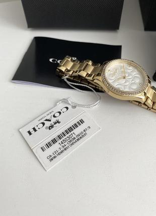Coach modern sport crystal women's watch, 32mm женские наручные часы коуч коач оригинал на подарок девушке жене5 фото
