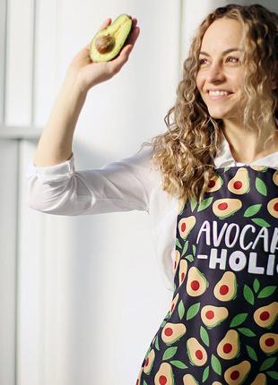 Фартух повнокольоровий сolorful avocado-holic