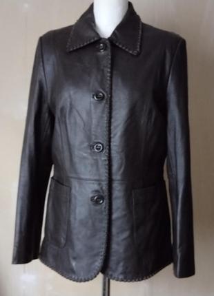 Кожаная куртка ( кожа nappa) р m/l ц 2'300 гр👍❤️1 фото