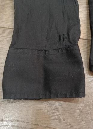 Стильна чорна фірмова сорочка з довгими рукавами garcia jeans, розмір s.4 фото