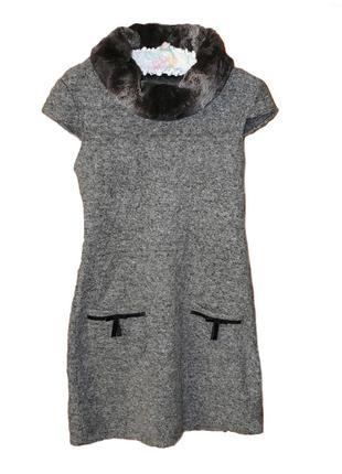 Італійське сукню, шерсть, р. s