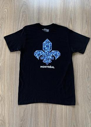 Мужская хлопковая футболка с принтом black maple montreal