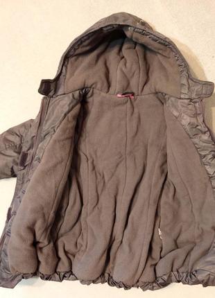 Курточка nky (франция) осенняя теплая, на флисе и утеплителе, рост 110, 4-5 лет2 фото