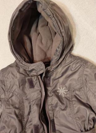 Курточка nky (франция) осенняя теплая, на флисе и утеплителе, рост 110, 4-5 лет4 фото