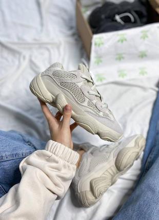 Зимові кросівки adidas yeezy 500 beige5 фото