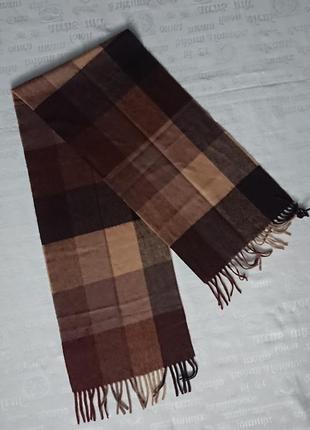Ідеальний кашеміровий шарф в клітку, стильний, універсальний і м'який3 фото