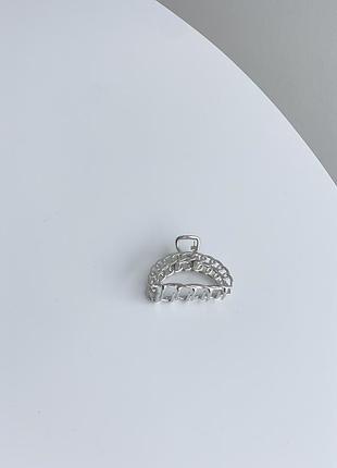 Крабик заколка для волосся металева зажим краб5 фото