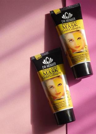 Маска-пленка для лица с золотом