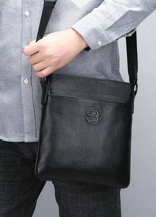 Мужская кожаная сумка планшетка feidikabolo original, фирменная сумка-планшет из натуральной кожи;8 фото
