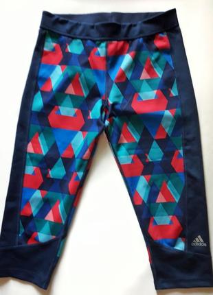 Барвисті спортивні жіночі-легінси бренду adidas techfit climalite