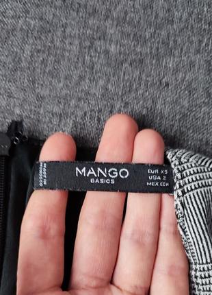 Платье mango в клеточку2 фото