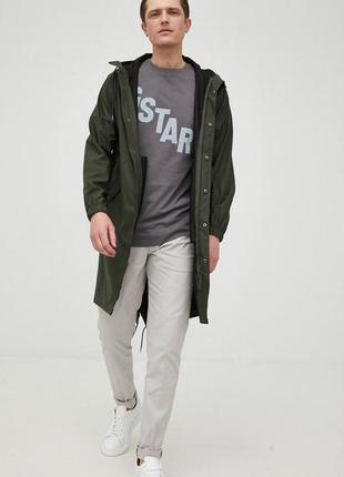 Дождевик парка водонепроницаемая куртка женская мужская бренд rains 1814 fishtail parka 03 green хаки оригинал4 фото